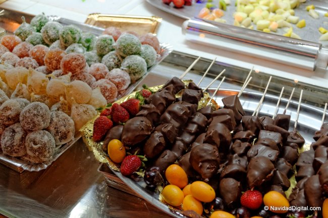 Fondue de frutas en Opera